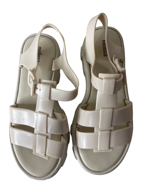 Sandalia Melissa Alto Plataforma Blanco - Talla 38