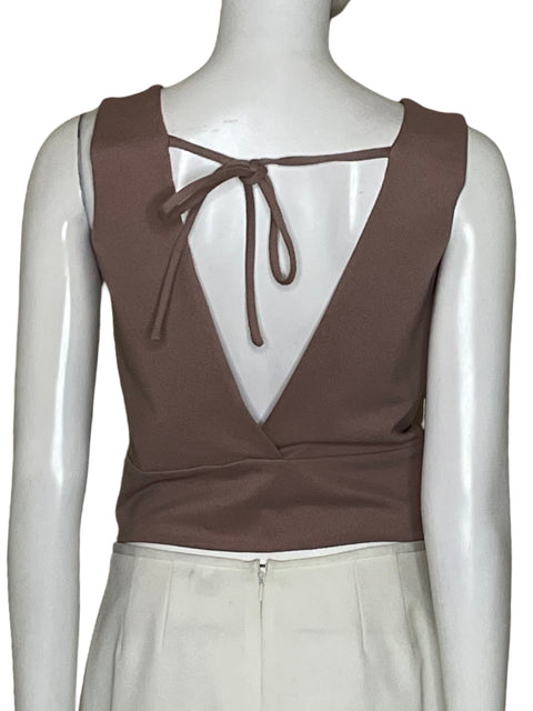 Top Simona Cala Marrón - Talla S