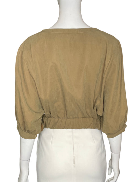 Blusa Le Lis Cropped Verde - Talla L