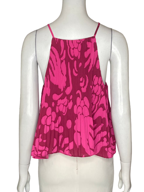 Blusa Sfera Plisado Estampado Rosado - Talla L