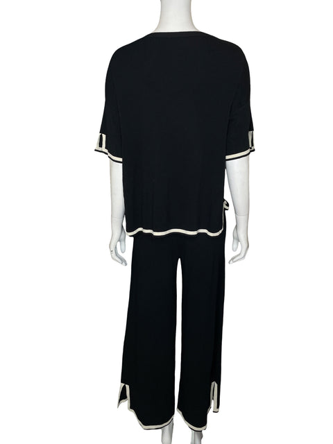 Conjunto Tesoro Tps de Viscosa Manga corta Negro - Talla L