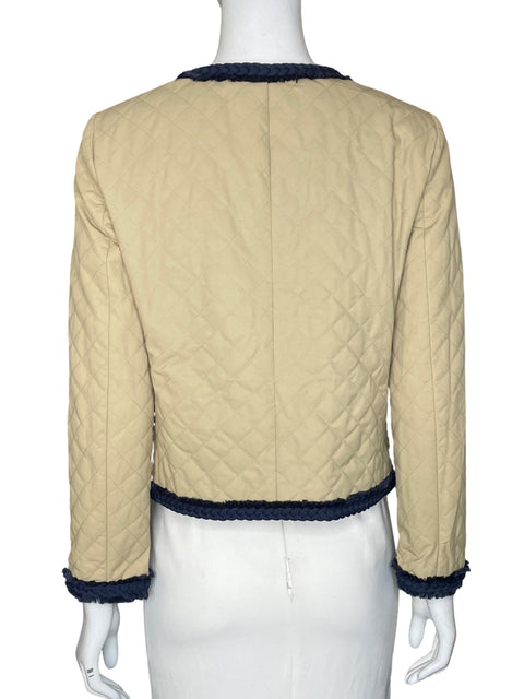 Chaqueta J. Crew de Algodón Manga larga Beige - Talla 4