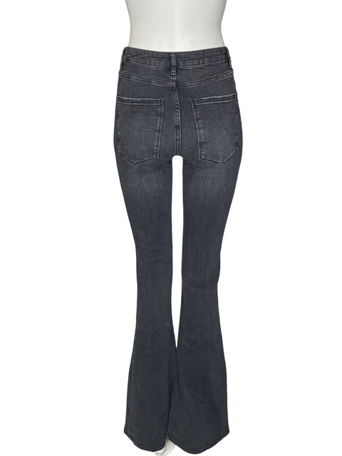 Jean Zara de Algodón Palazzo Negro - Talla 2