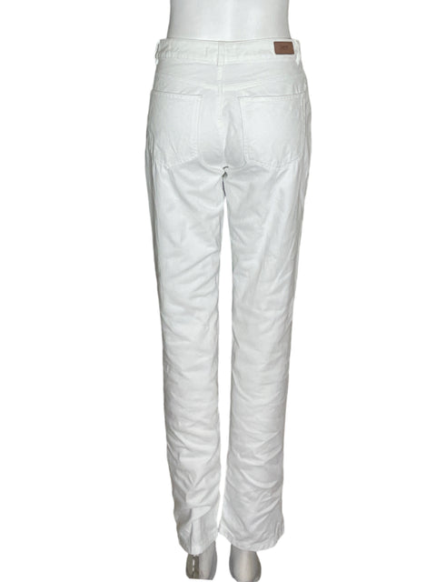 Pantalón Esprit Recto Ajustado Blanco - Talla 4