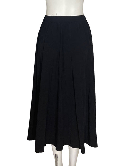 Falda Tesoro Tps Plisado Maxi Negro - Talla S