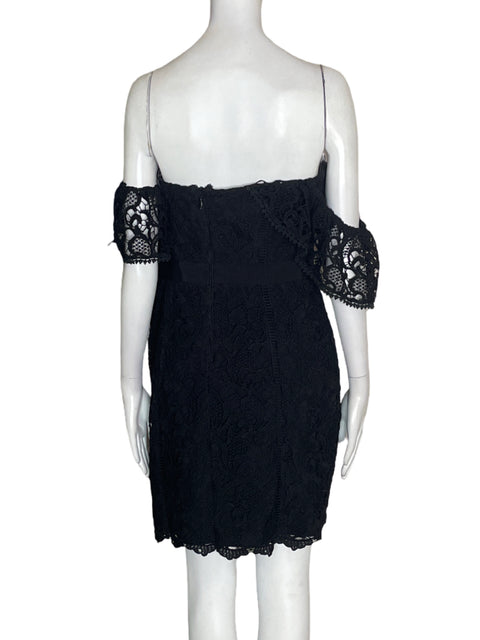 Vestido Adelyn Rae Suelto Mini Negro - Talla M