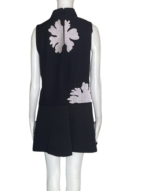 Vestido Style Mafia Estampado Floral Negro - Talla L