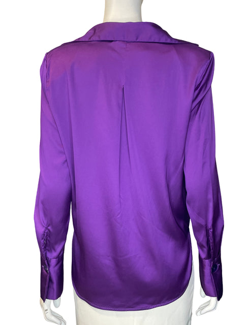 Blusa Vicolo Cruzado Satinado Morado - Talla M