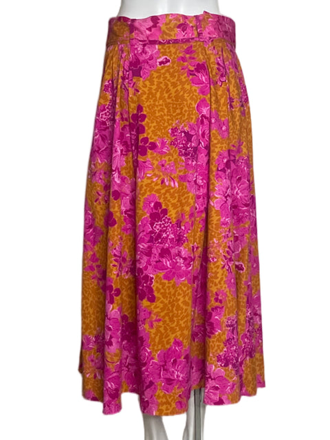 Falda Ted Baker de Algodón Rosado - Talla 2