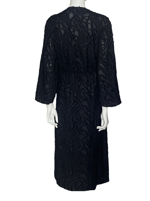 Vestido Tesoro Tps Midi Wrap Negro - Talla L