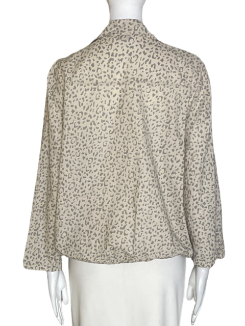 Blusa In Italy de Viscosa Estampado Manga larga Gris - Talla S