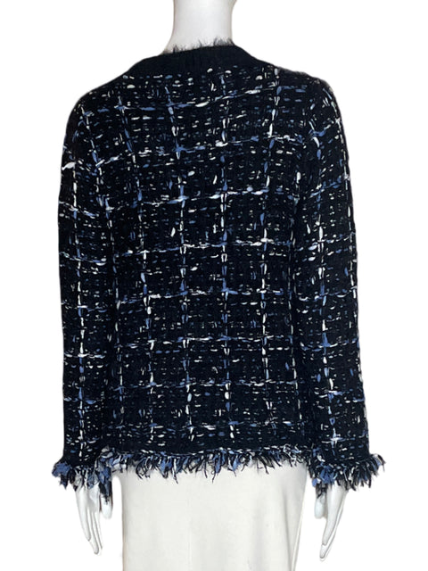 Chaqueta Vici Botones Cuello v Negro - Talla XS