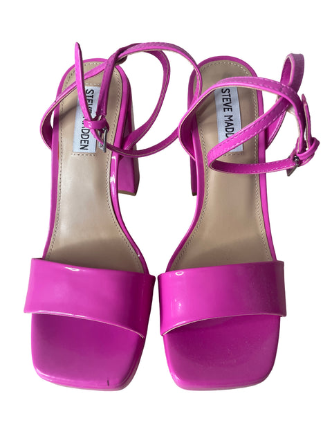 Zapato Steve Madden Tiras Tacón alto Rosado - Talla 7.5