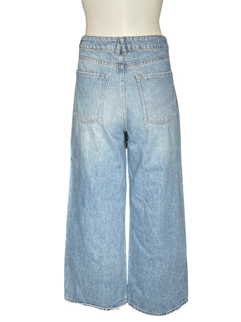 Jean Massimo Dutti de Algodón Wide-leg Azul - Talla 40