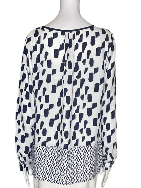 Blusa Jessica Rose Animal print Manga larga Negro - Talla L