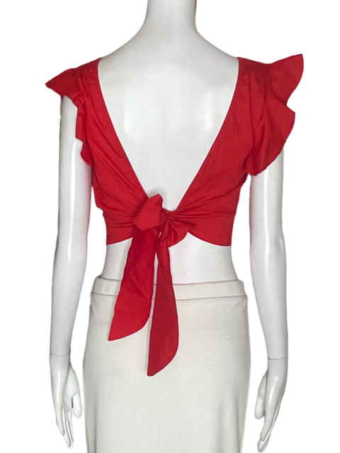 Blusa Tesoro Tps Ruchas Cuello v Naranja - Talla S