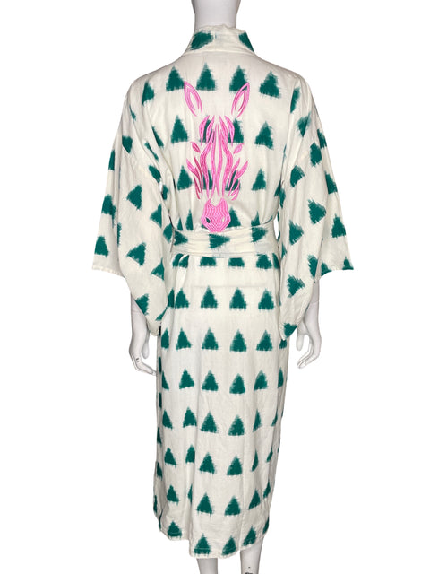 Kimono de Algodón Estampado - Talla S