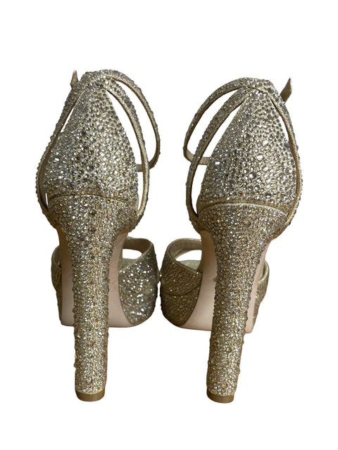 Sandalia Badgley Mischka Dorado - Talla 9