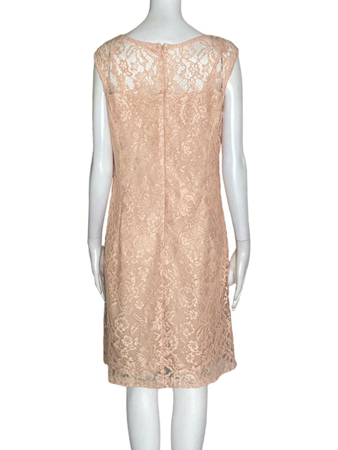 Vestido Studio One Tejido Sin mangas Rosado - Talla 10