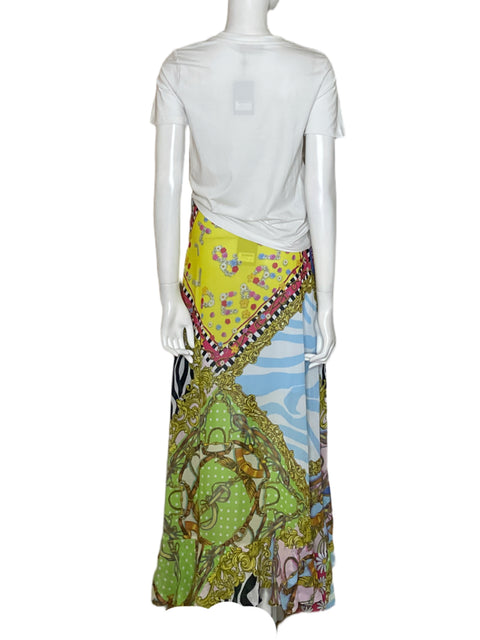Conjunto Pierre Cardin de Algodón Estampado Azul - Talla M