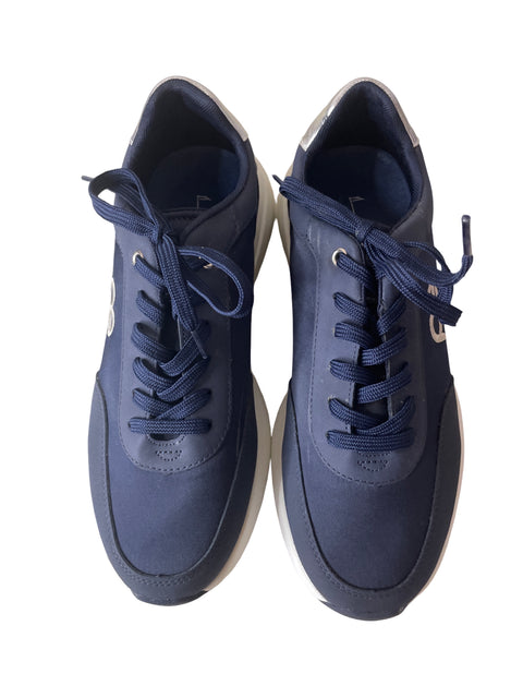 Zapatilla Perry Ellis Cordones Suela de goma Azul - Talla 8