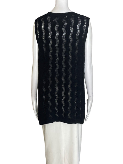 Blusa Mustard Seed Tejido Cuello redondo Negro - Talla S