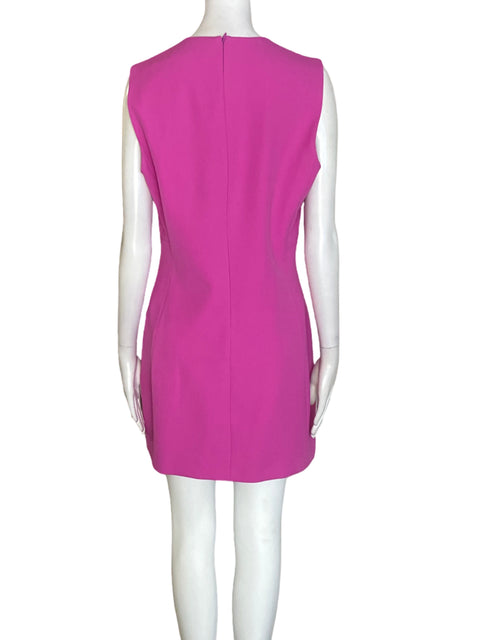 Vestido Zara Sin mangas Midi Rosado - Talla L