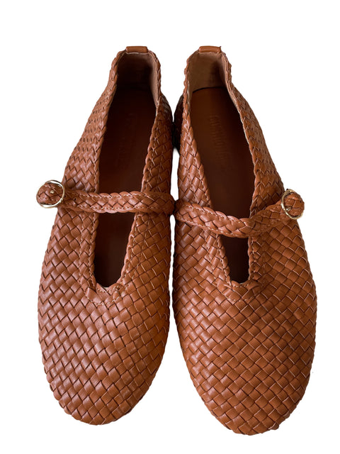 Sandalia Cushionaire Bistro woven mary jane Marrón - Talla 6.5