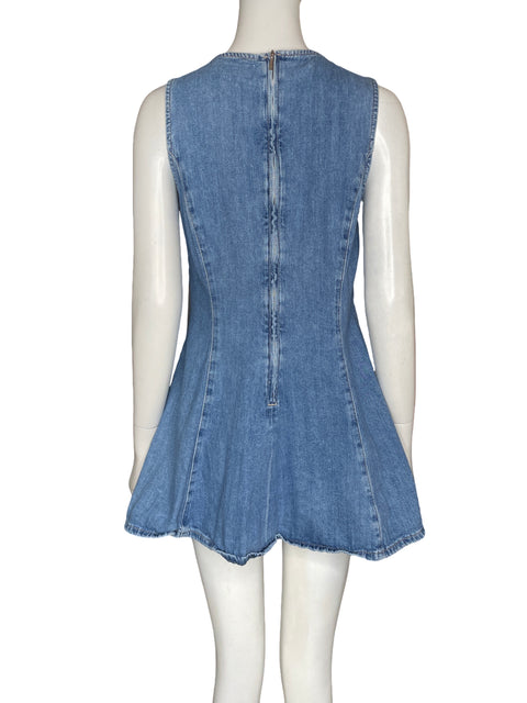 Vestido Zara Midi Vaquero Azul - Talla M