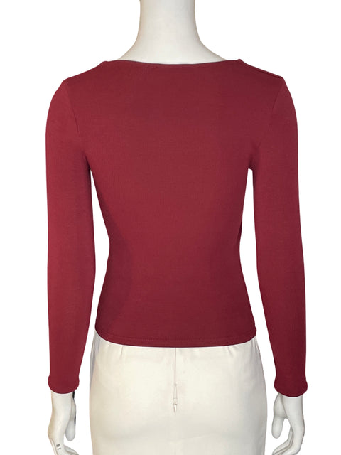 Blusa Zara Manga larga Rojo - Talla S