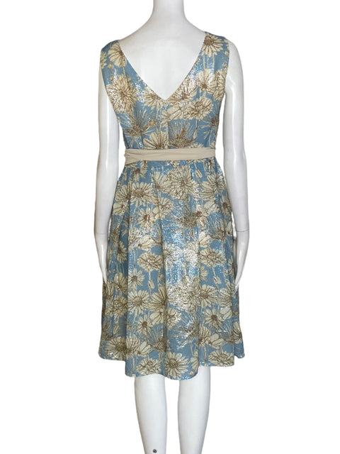 Vestido Stilcorf Estampado Sin mangas Azul - Talla 42