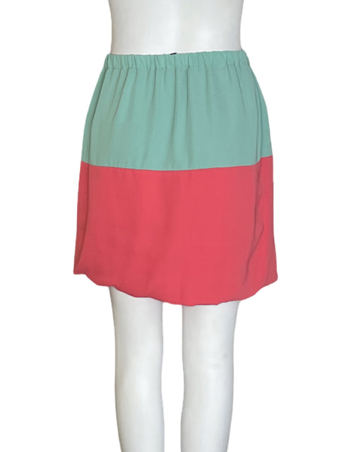 Falda Elisabetta Franchi Bicolor Mini Rosado - Talla 42