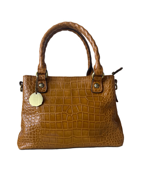 Cartera Patricia Nash Texturizado Doble asa Marrón - Talla U