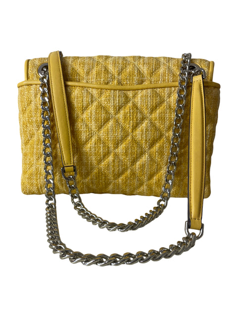 Cartera Kate Spade Texturizado Cadena Amarillo - Talla U
