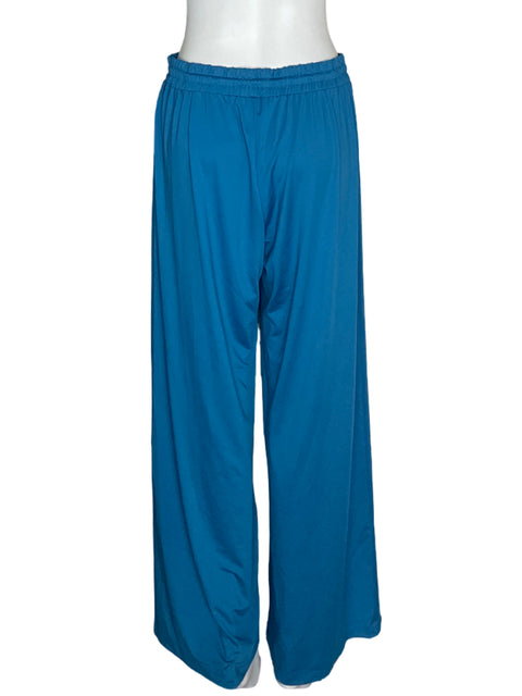 Pantalón Zac & Rachel Palazo Elastico Azul - Talla L
