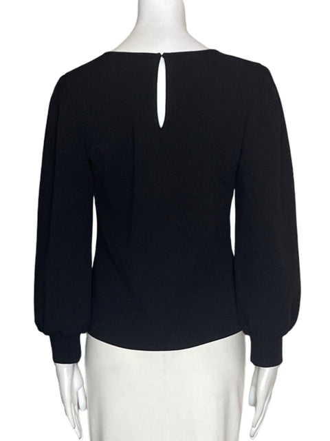 Blusa Express Liso Abullonado Negro - Talla M