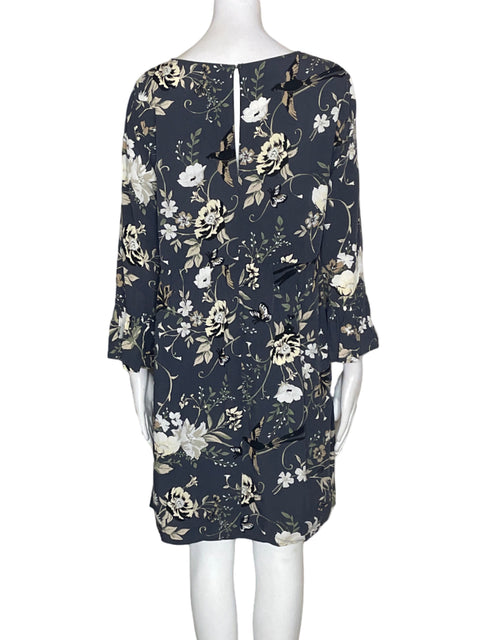 Vestido Old Navy Estampado Floral Gris - Talla M