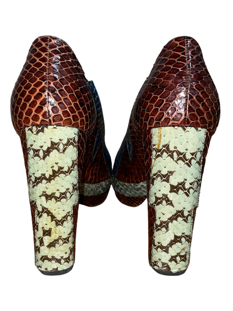 Zapato Miu Miu Plataforma Marrón - Talla 38