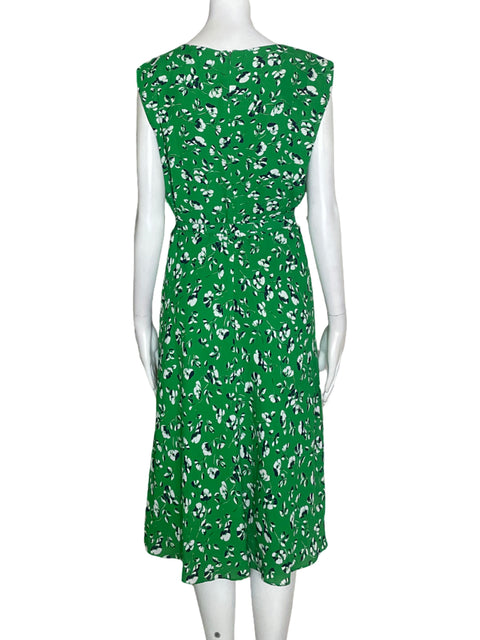 Vestido Ralph Lauren Estampado Floral Verde - Talla 4