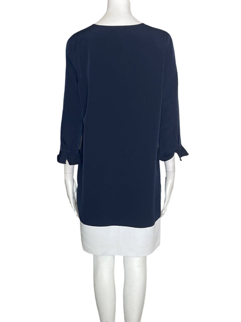 Vestido Nautica Suelto Manga larga Azul - Talla M