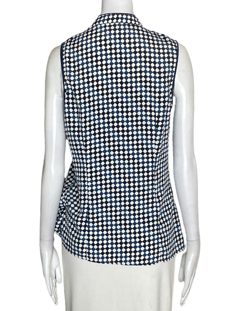 Blusa Tommy Hilfiger Estampado Sin mangas Azul - Talla S