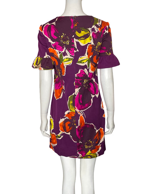 Vestido Trina Turk Midi Estampado Morado - Talla 2