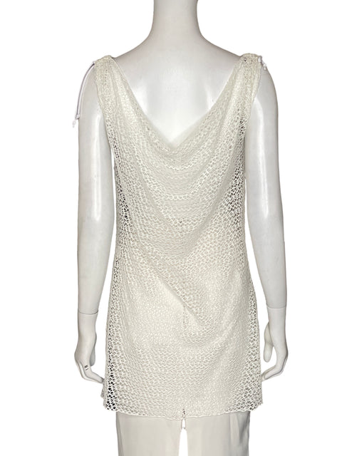 Vestido Praiave Beach Wear Drapeado Blanco - Talla L