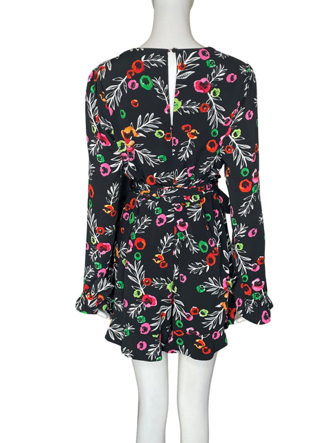 Romper Strut & Bolt Estampado Floral Negro - Talla M