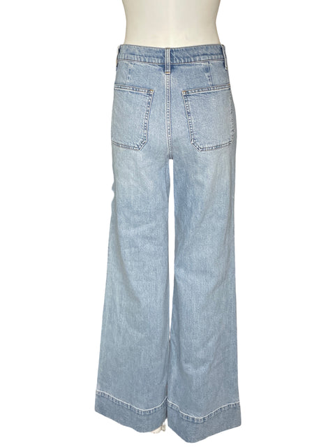 Jean J.crew de Algodón Wide-leg Azul - Talla 25
