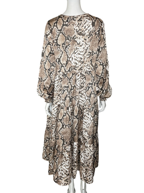 Vestido Episode Snake print Marrón - Talla M