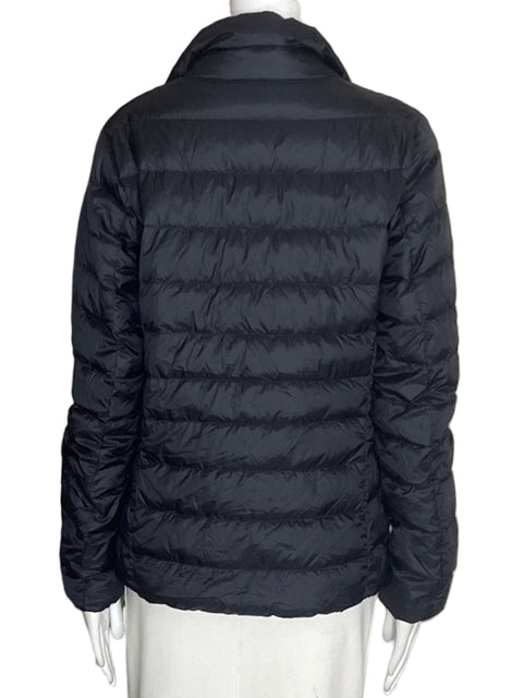 Abrigo Uniqlo Acolchado Manga larga Negro - Talla L