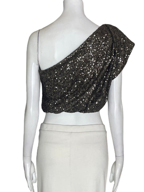 Blusa Padova Oneshoulder Brillo Negro - Talla S