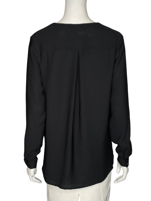 Blusa Sugar + Lips Manga larga Encaje Negro - Talla M