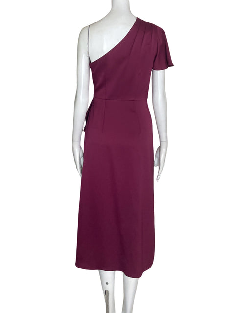 Vestido Ted Baker Oneshoulder Midi Morado - Talla XS